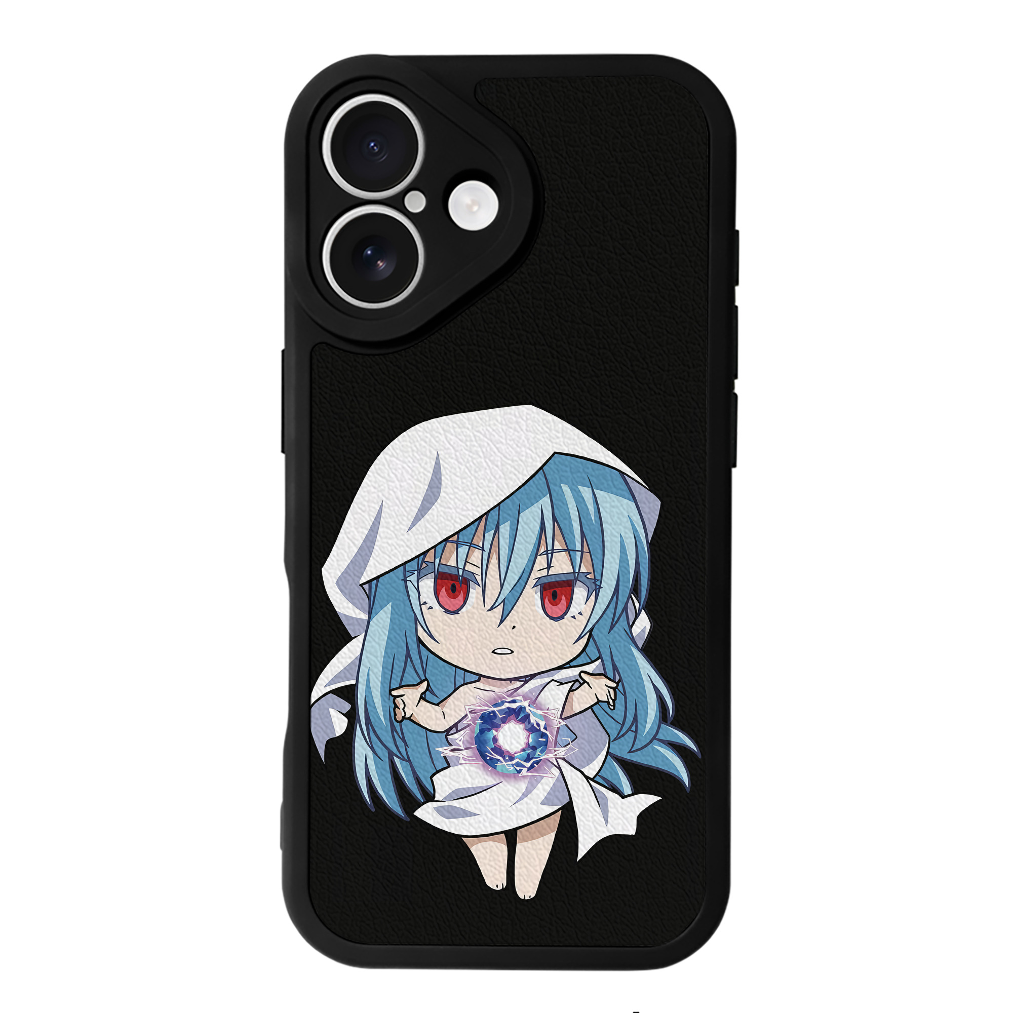 （画像用） 転スラ Regarding Reincarnated to Slime 【iPhone 16シリーズ対応】シリコンスマホケース（レザー調） 材質：シリコン